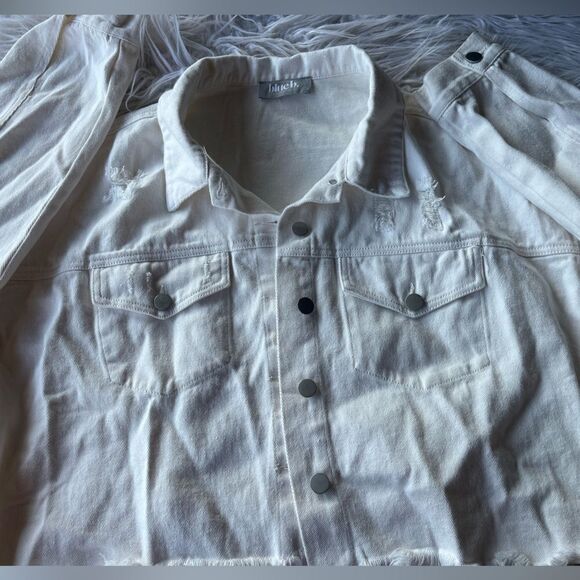 blueb collection💫 white 💫size small💫jacket - Picture 4 of 9